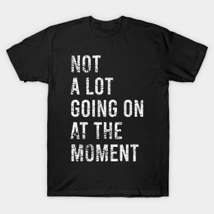 not a lot going on at the moment T-Shirt